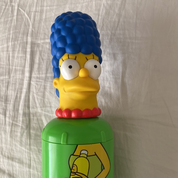 The Simpsons bottle cooler tumbler marge C.C lemon 2001 vintage rare - Picture 2 of 6